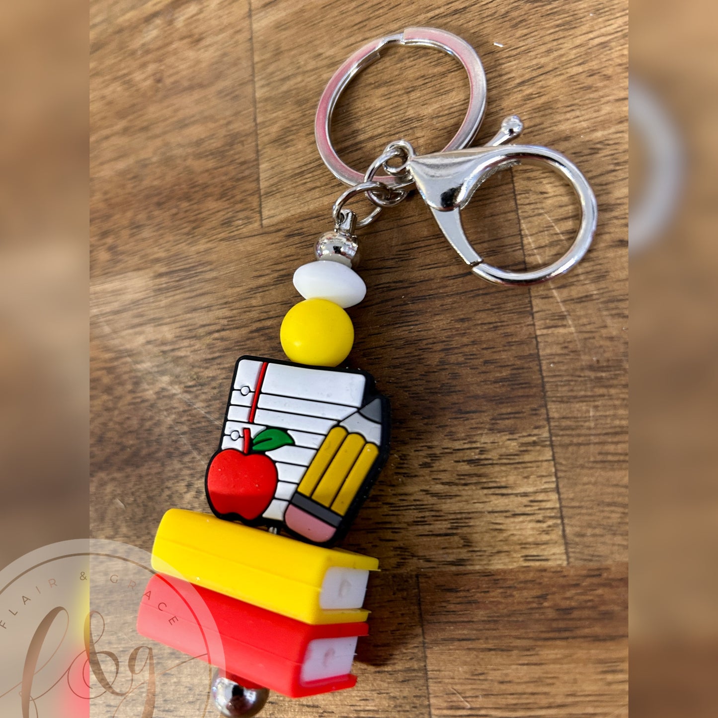 IN STOCK Assorted Keychains (bookish/teacher)