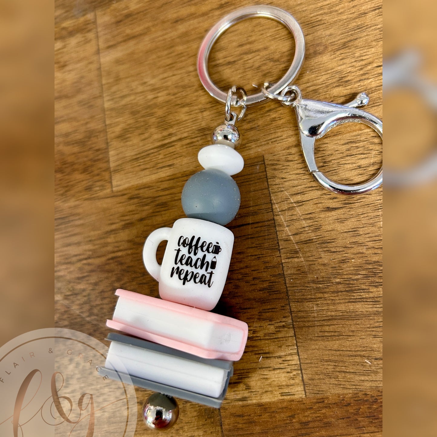 IN STOCK Assorted Keychains (bookish/teacher)