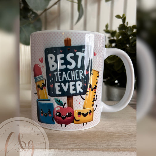 IN STOCK Best Teacher Ever Mug