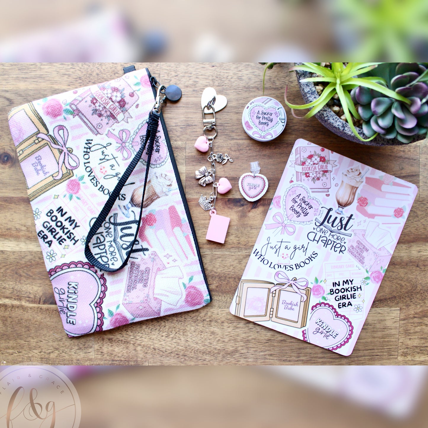 Bookish Girlie Dust Plug Charm