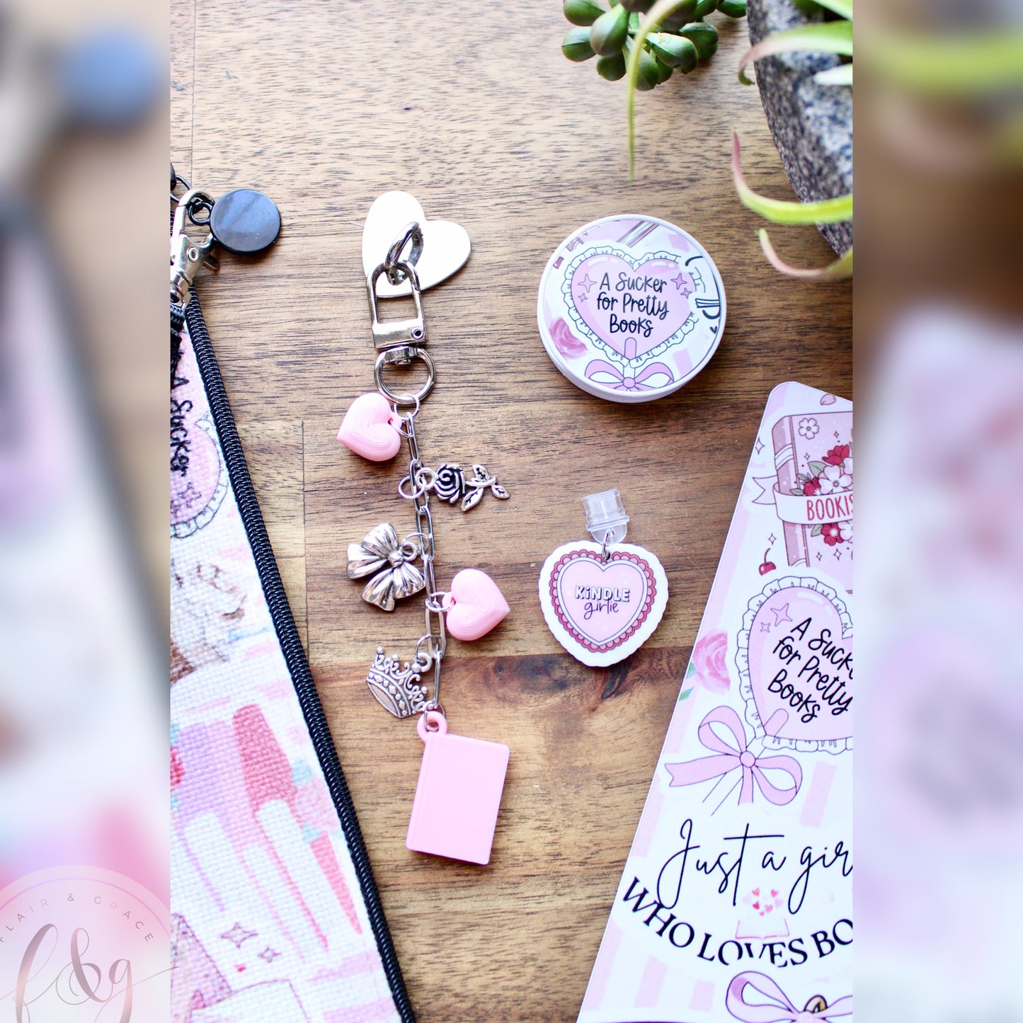 Bookish Girlie Charm Chain