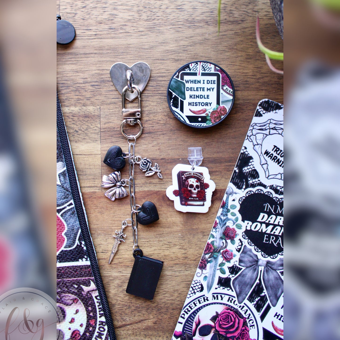 Dark Romance Dust Plug Charm