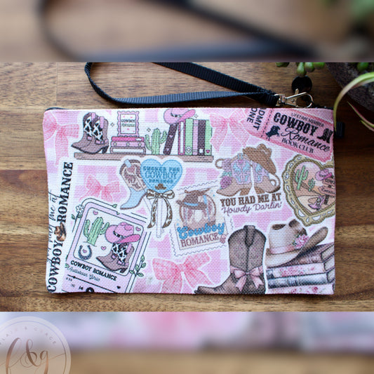 Cowboy Romance Pouch / Sleeve