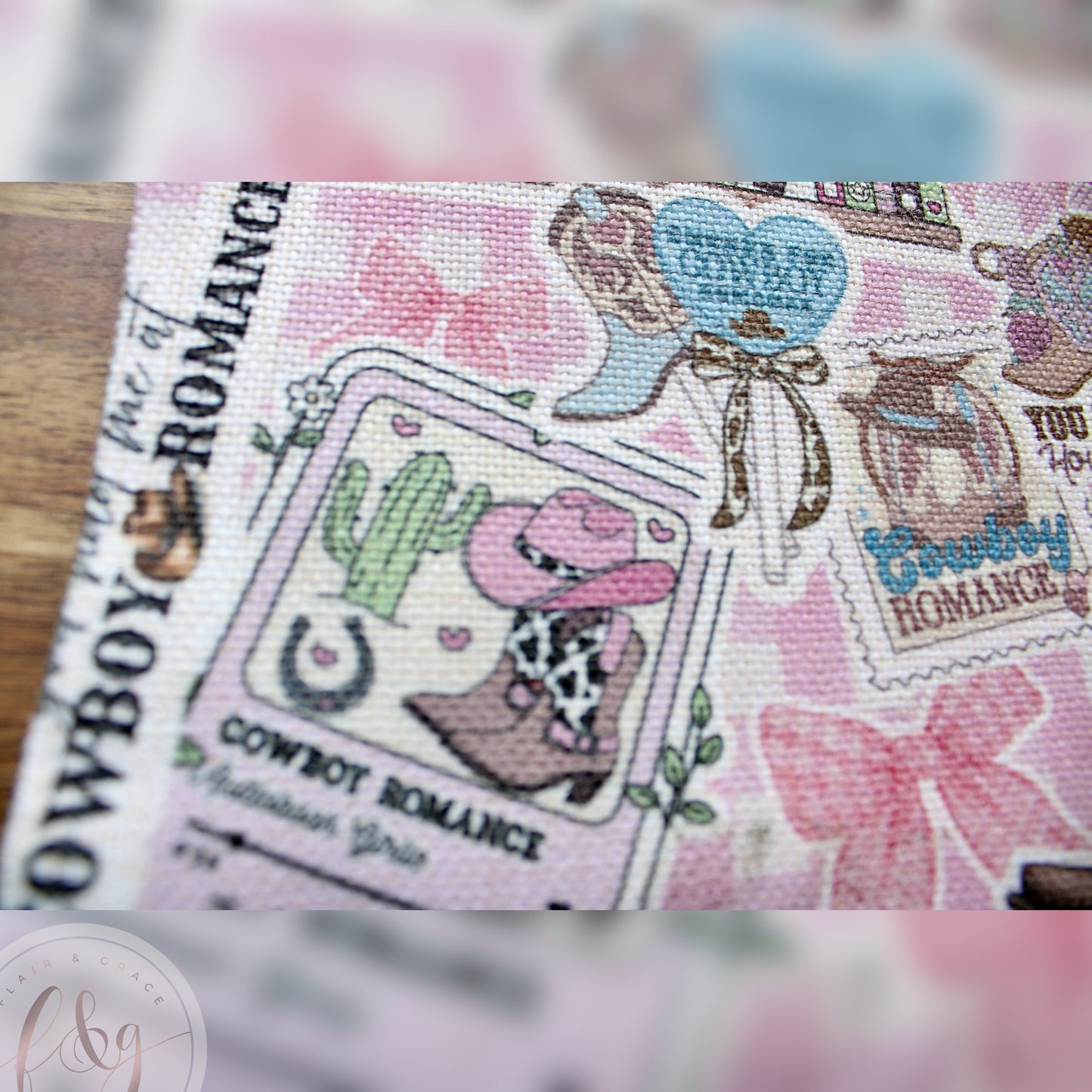 Cowboy Romance Pouch / Sleeve