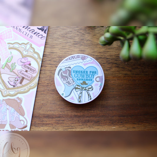 Cowboy Romance Pop Socket / Grip