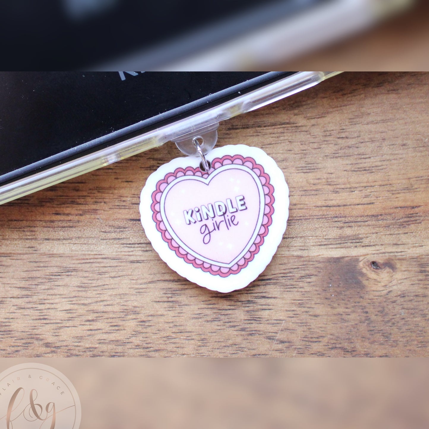 Bookish Girlie Dust Plug Charm