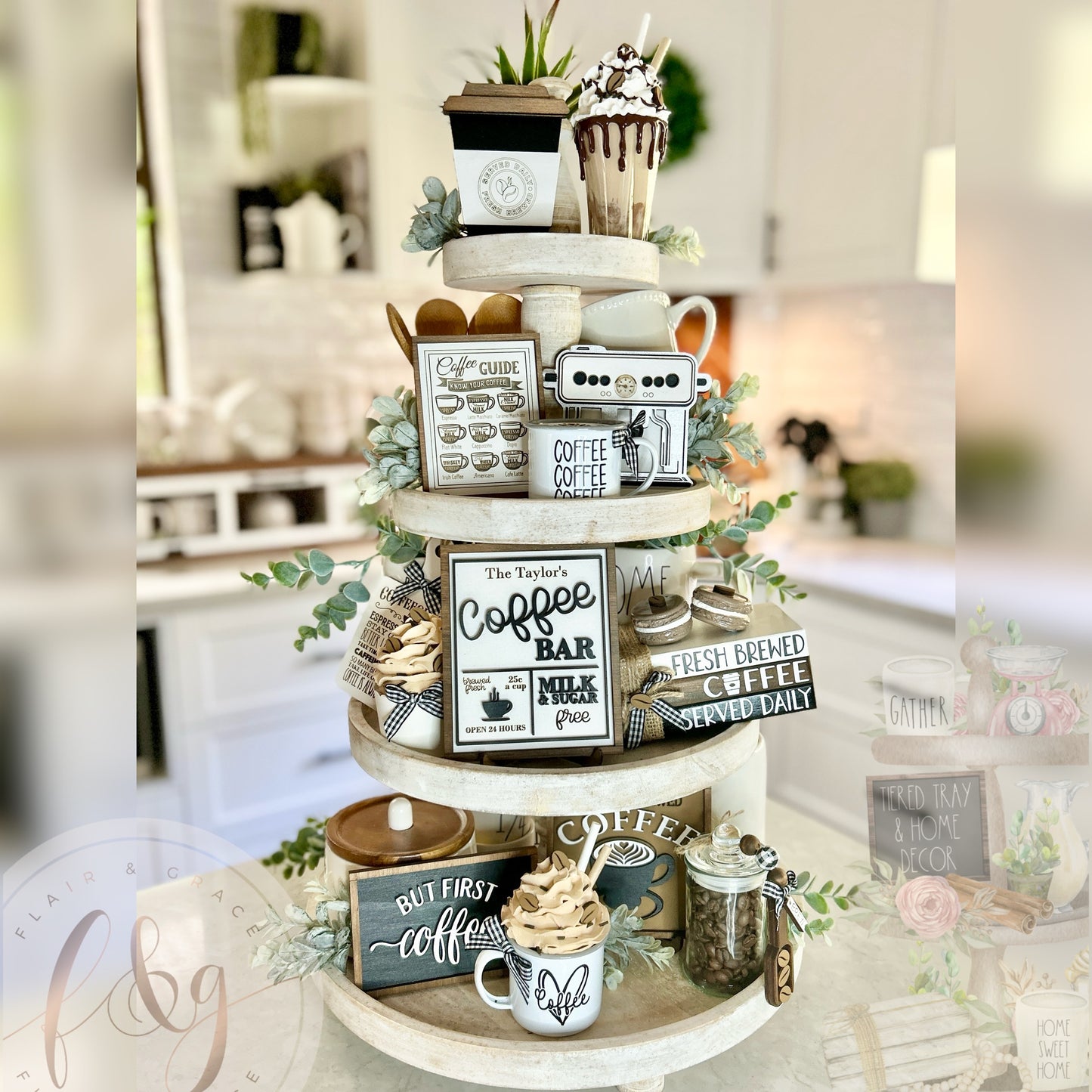 But First Coffee - Personalised Coffee Bar Sign