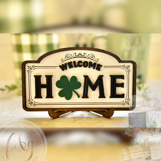 St. Patrick’s Day Collection - Welcome Home sign