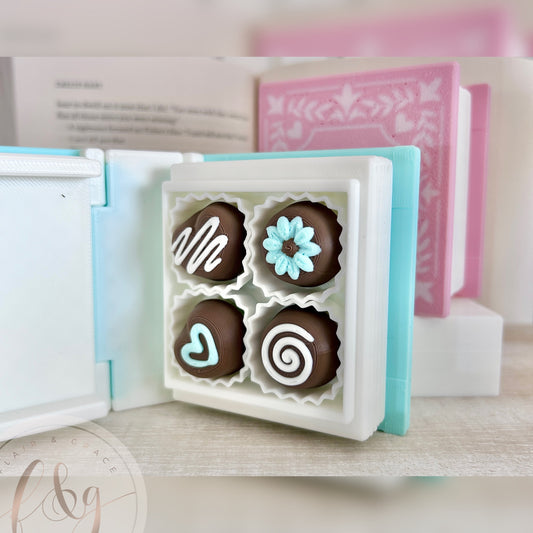 Chocolate Book Box Fidget Clicker