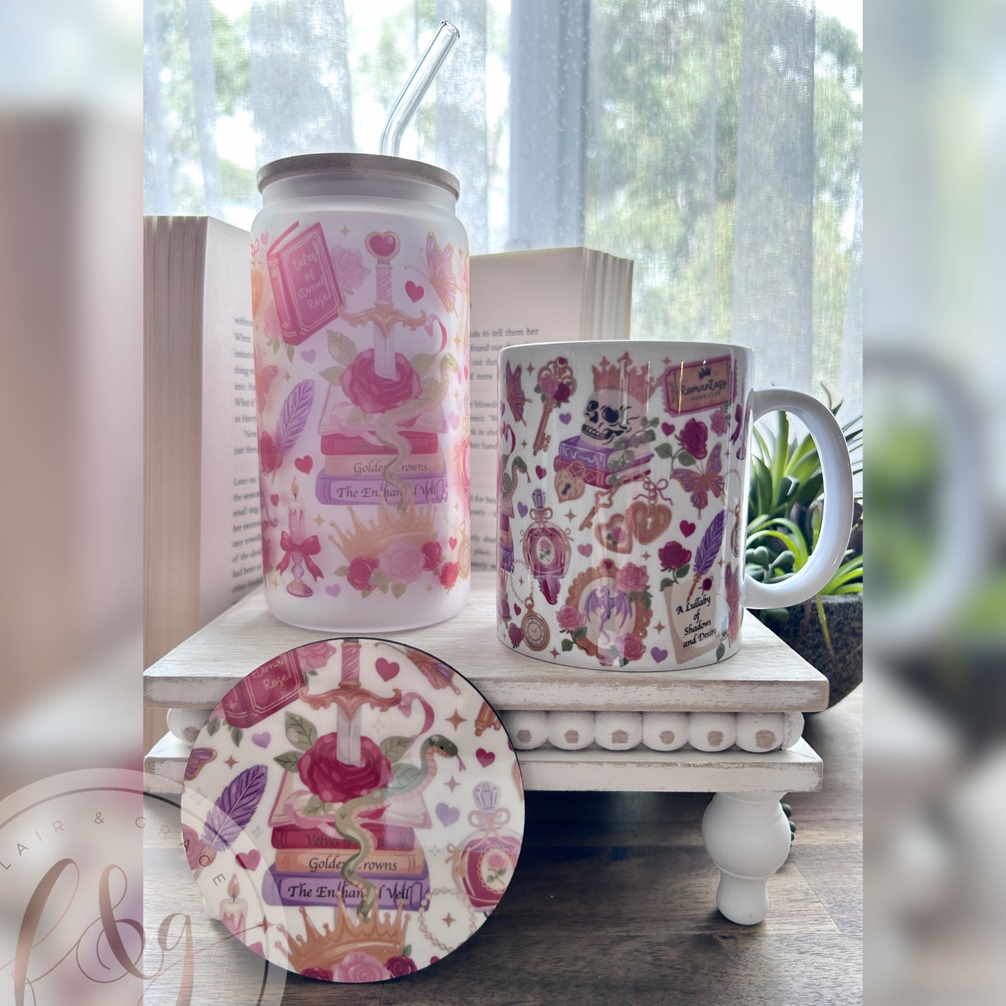 Romantasy Drinkware Set