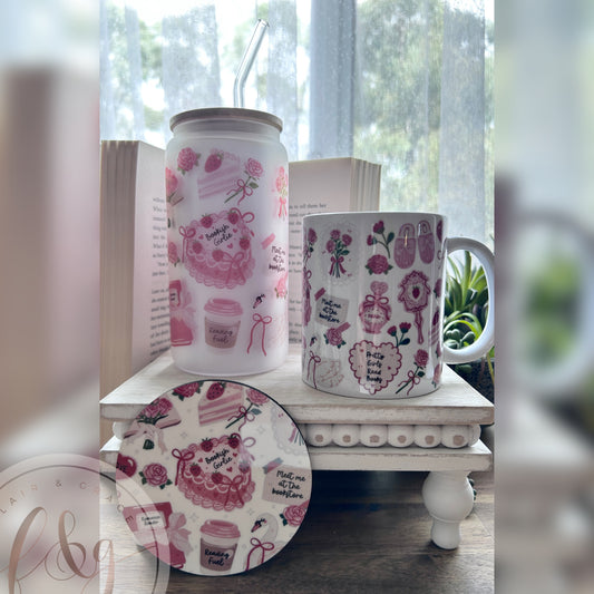 Book Lover Drinkware Set