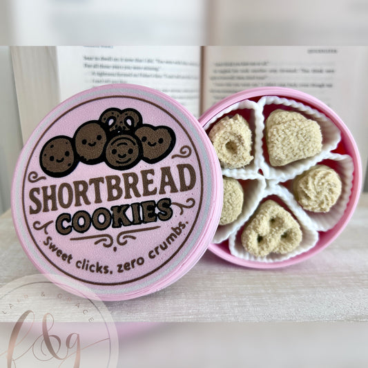 Shortbread Cookie Tin Fidget Clicker
