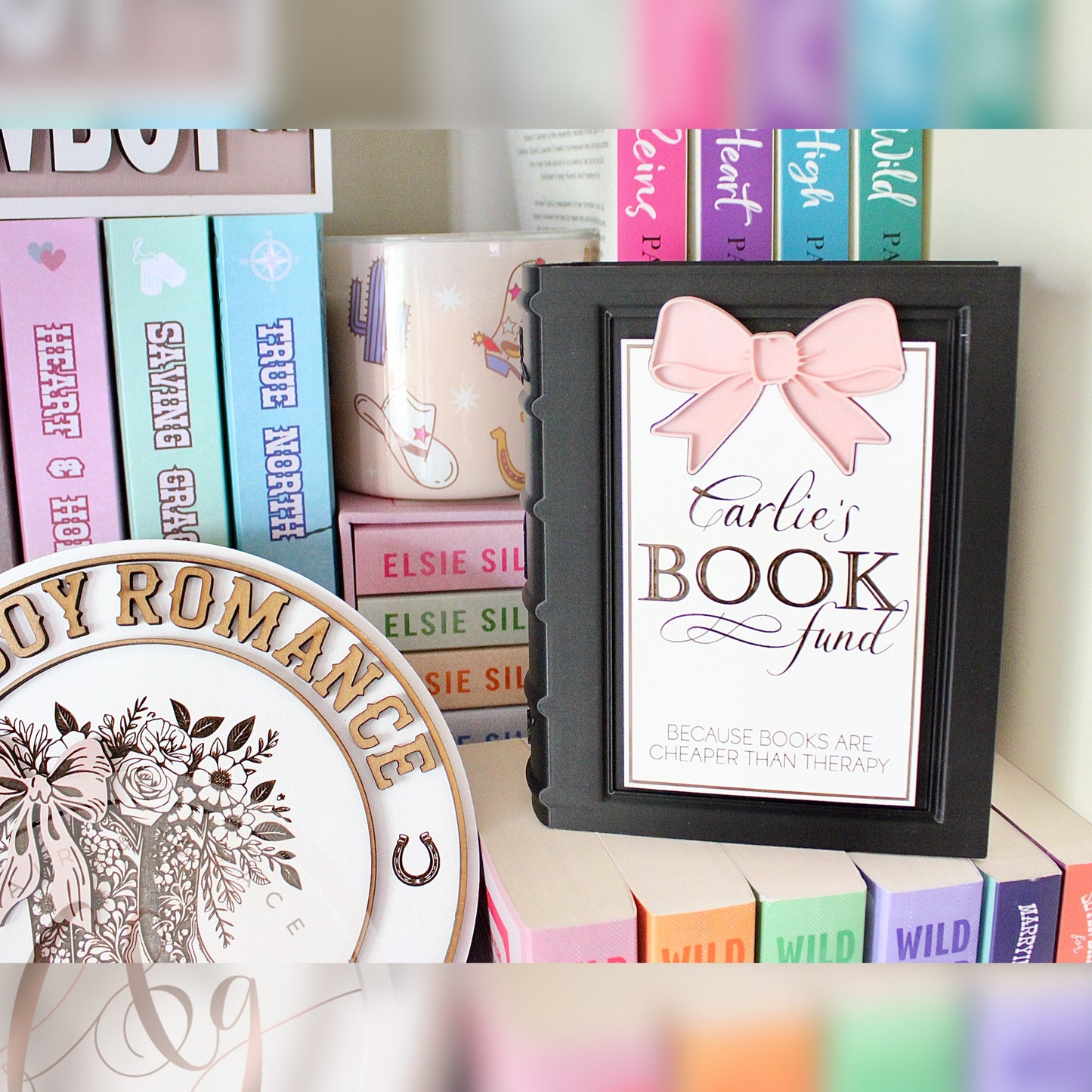 Personalised Book Fund Money Box