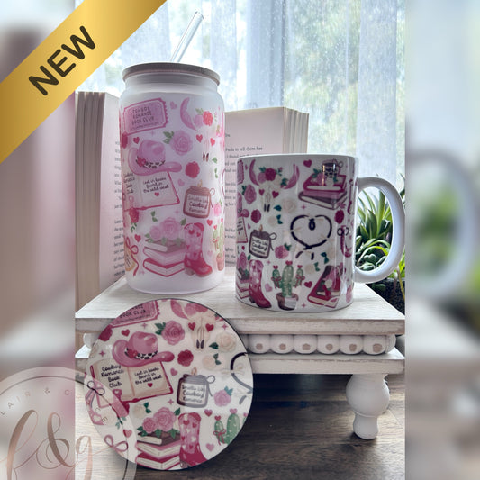 Cowboy Romance Drinkware Set