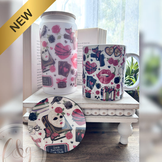 Dark Romance Drinkware Set
