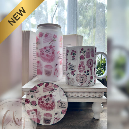 Book Lover Drinkware Set