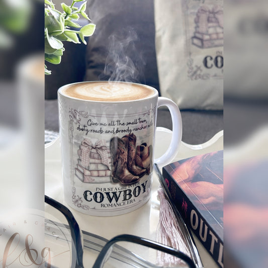 Just a Girl in Her Cowboy Romance Era Mug