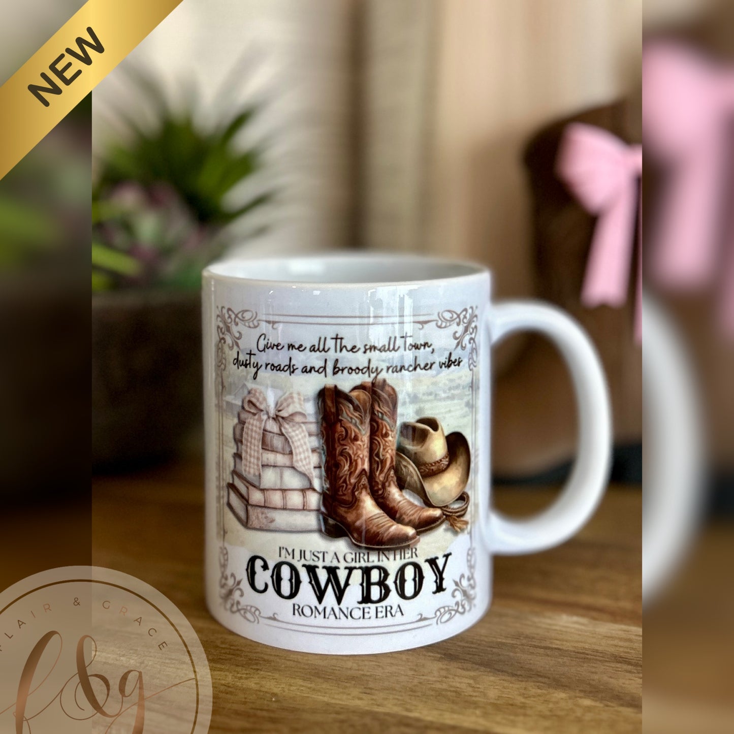 Just a Girl in Her Cowboy Romance Era Mug