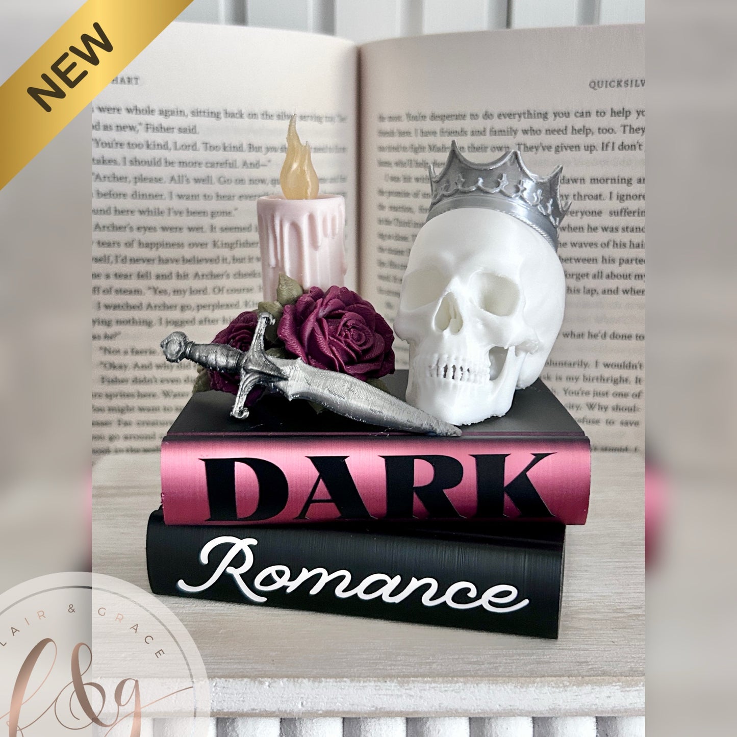 Dark Romance Book Stack