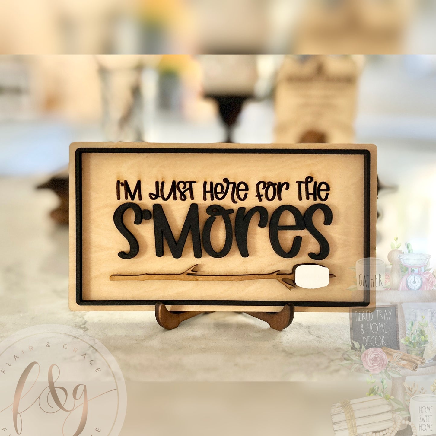 Caravan & Camping  Collection - I’m Just Here for the S’Mores sign
