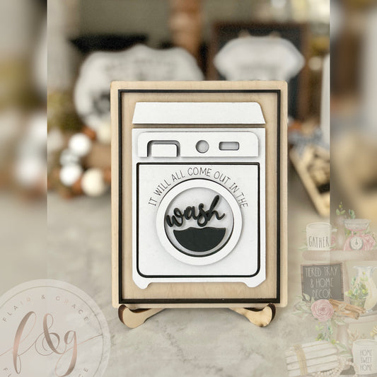 Loads of Laundry Collection - Washing Machine sign