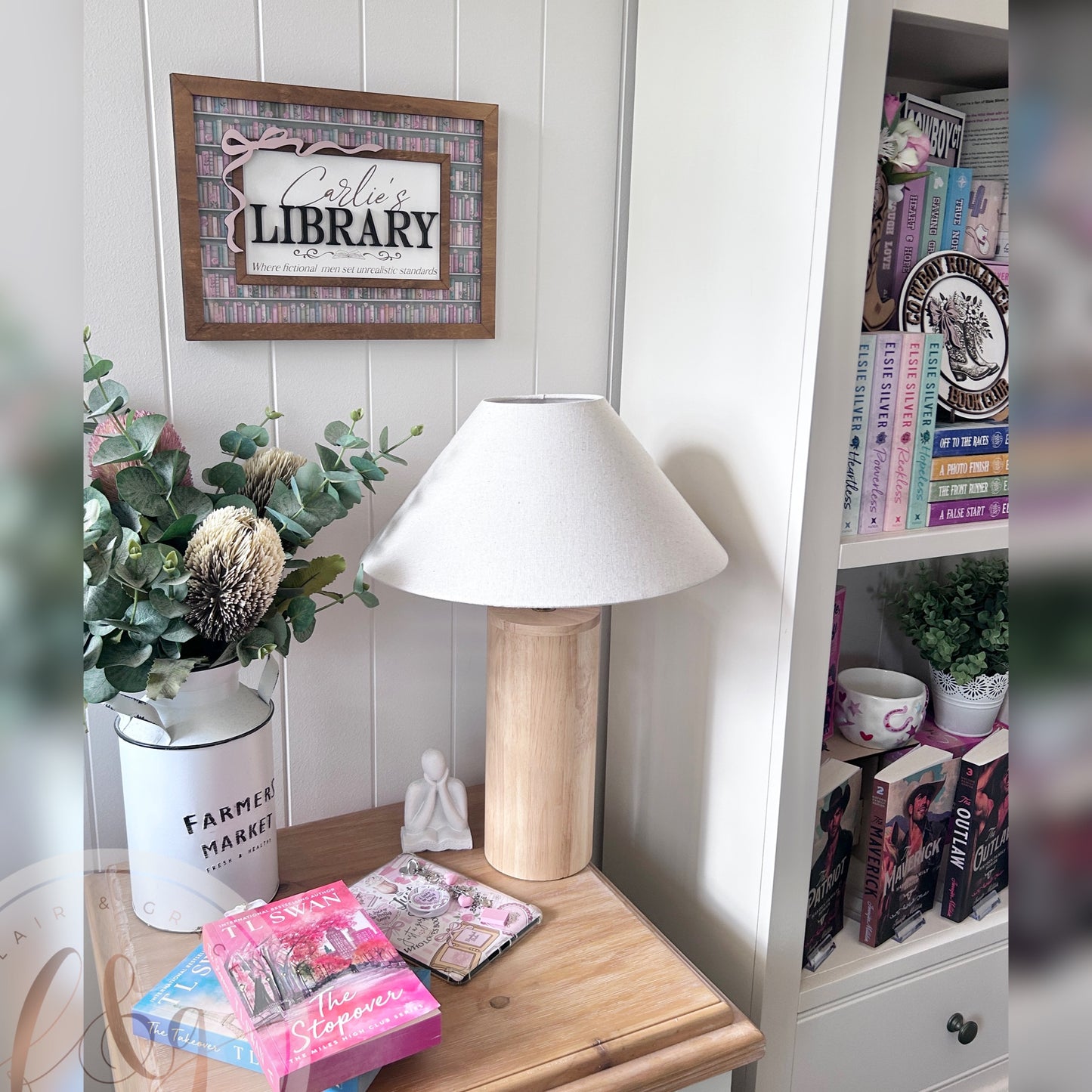 Personalised Library Sign