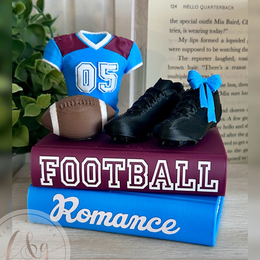 Football Romance Book Stack