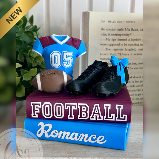 Football Romance Book Stack