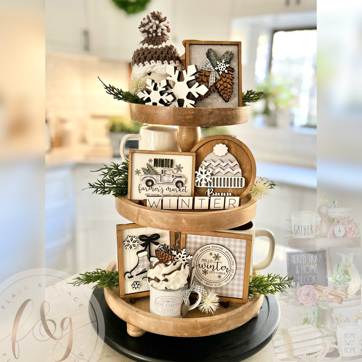 Farmhouse Winter Collection - Hello Winter Sign