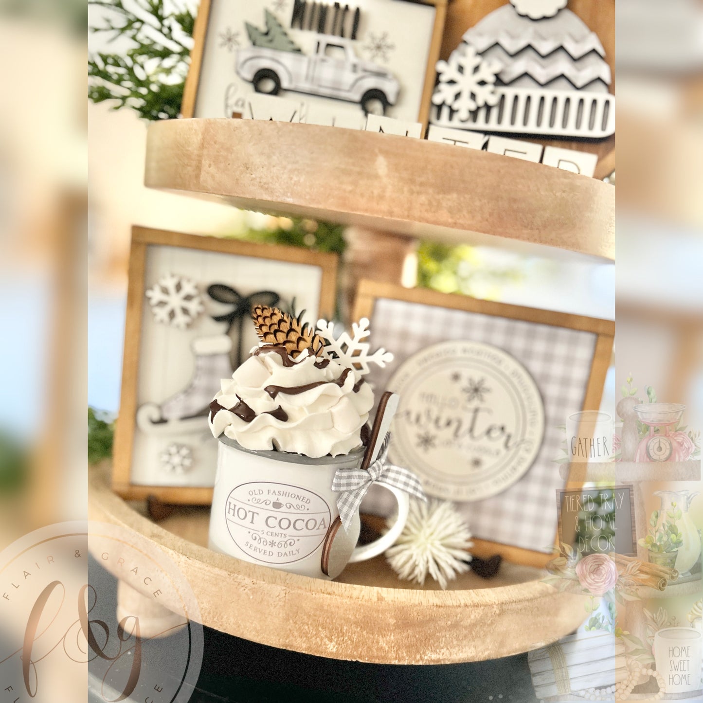 Farmhouse Winter Collection - Ice Skates Sign
