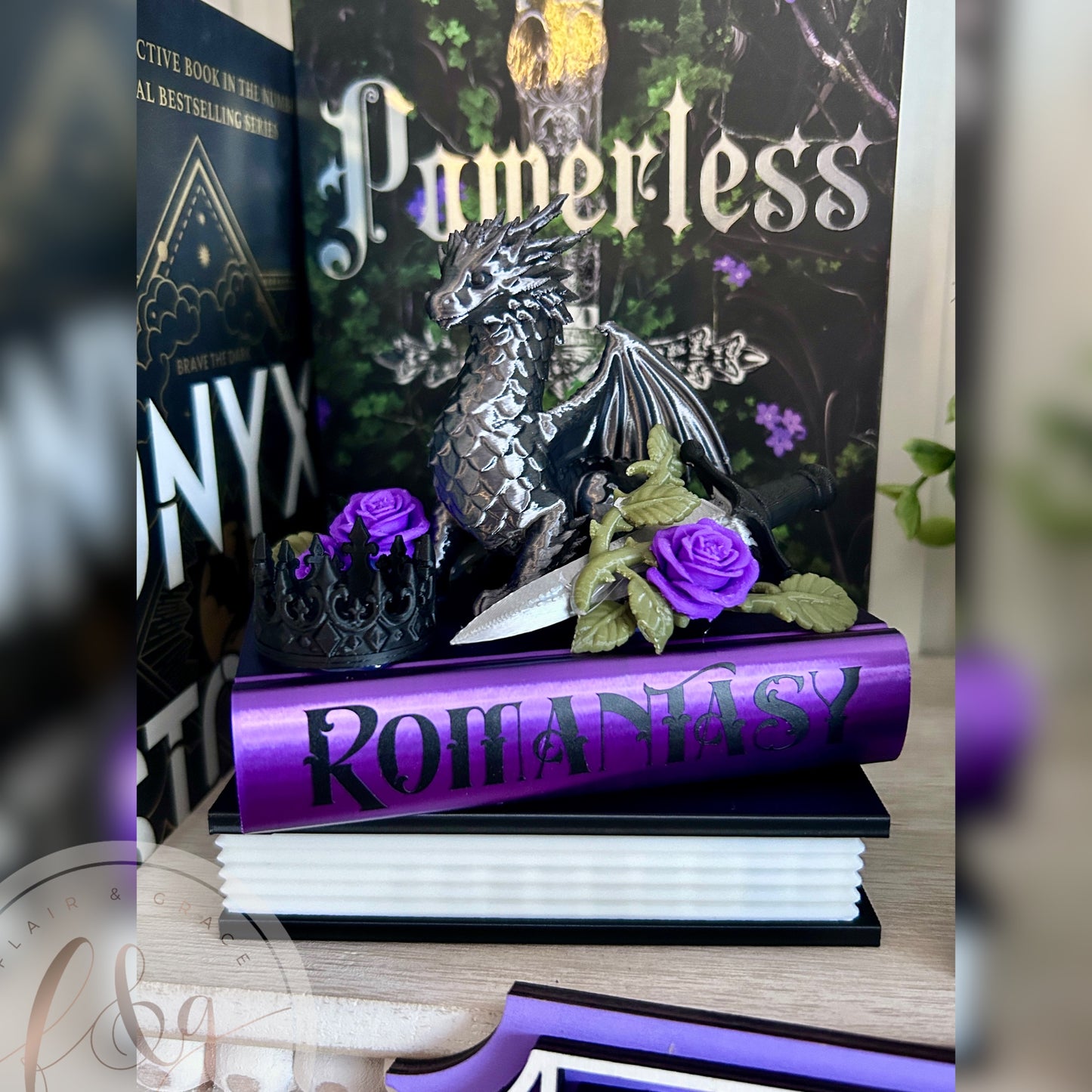 Romantasy Book Stack