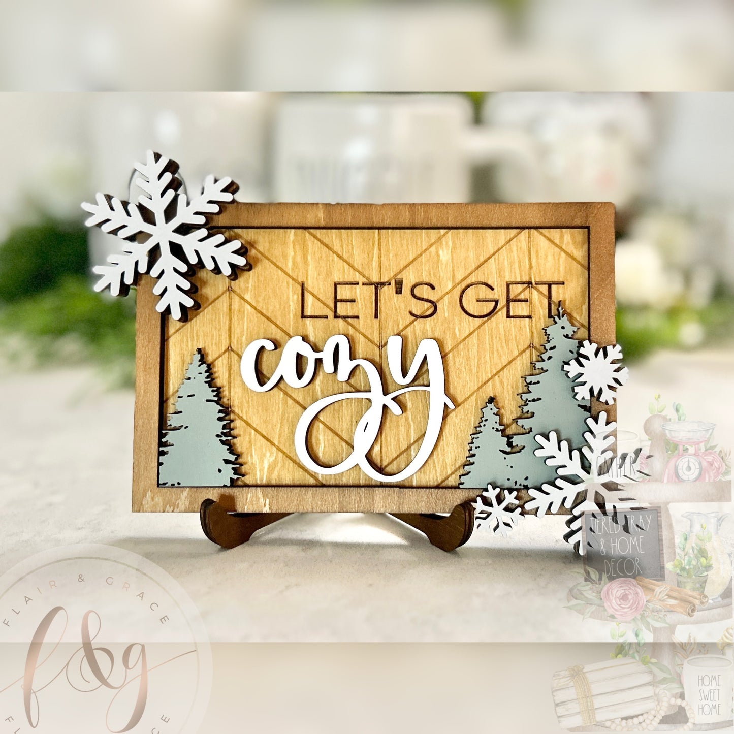 Farmhouse Winter Collection - Let’s Get Cozy Sign