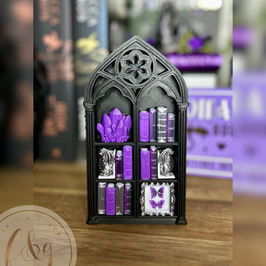 Romantasy Bookshelf Fidget Clicker