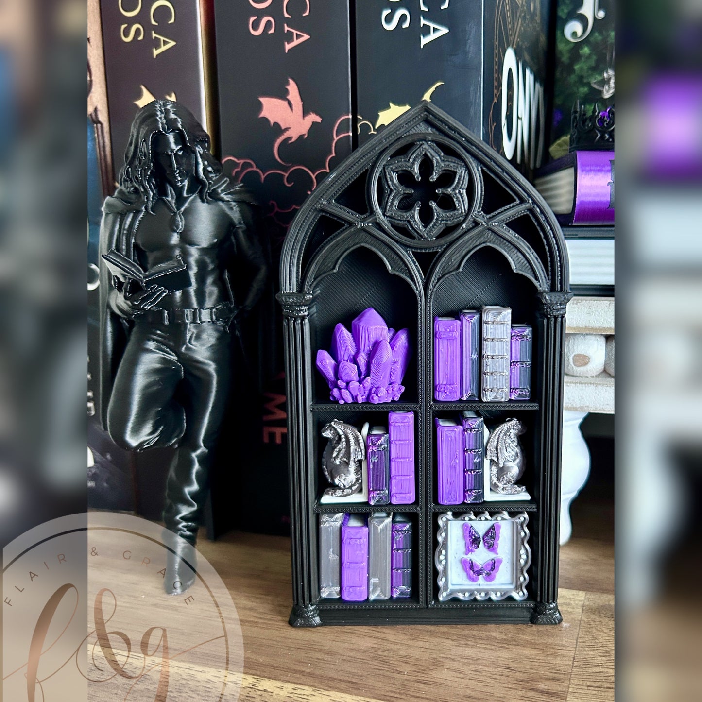 Romantasy Bookshelf Fidget Clicker