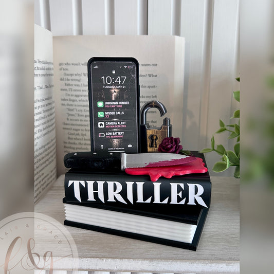 Thriller Book Stack