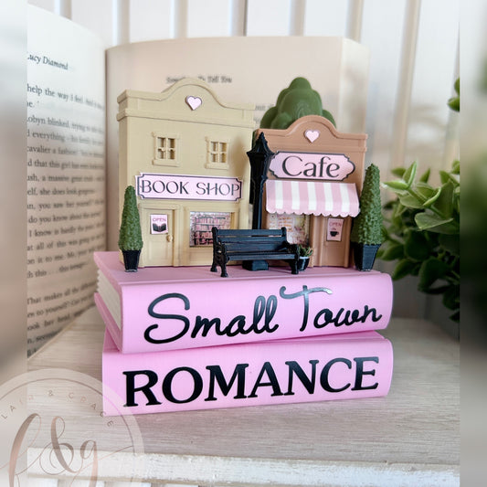 Small Romance Book Stack