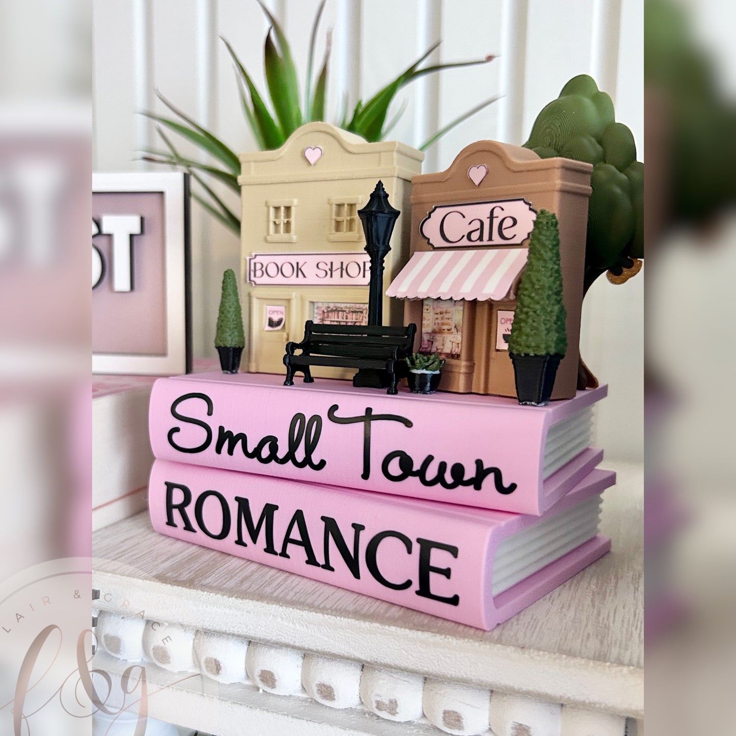 Small Romance Book Stack