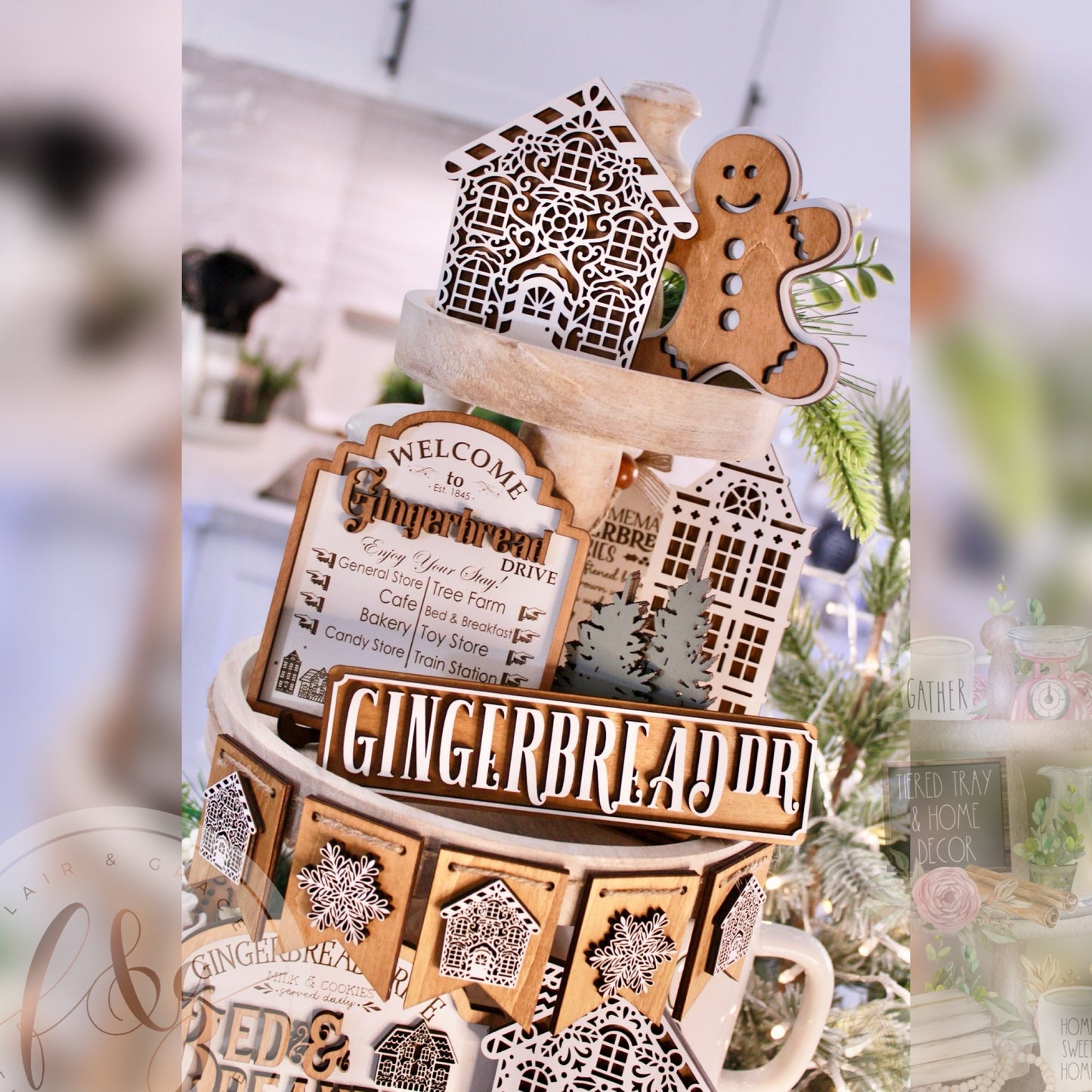 Gingerbread Dve Collection - Gingerbread Dve Street Sign