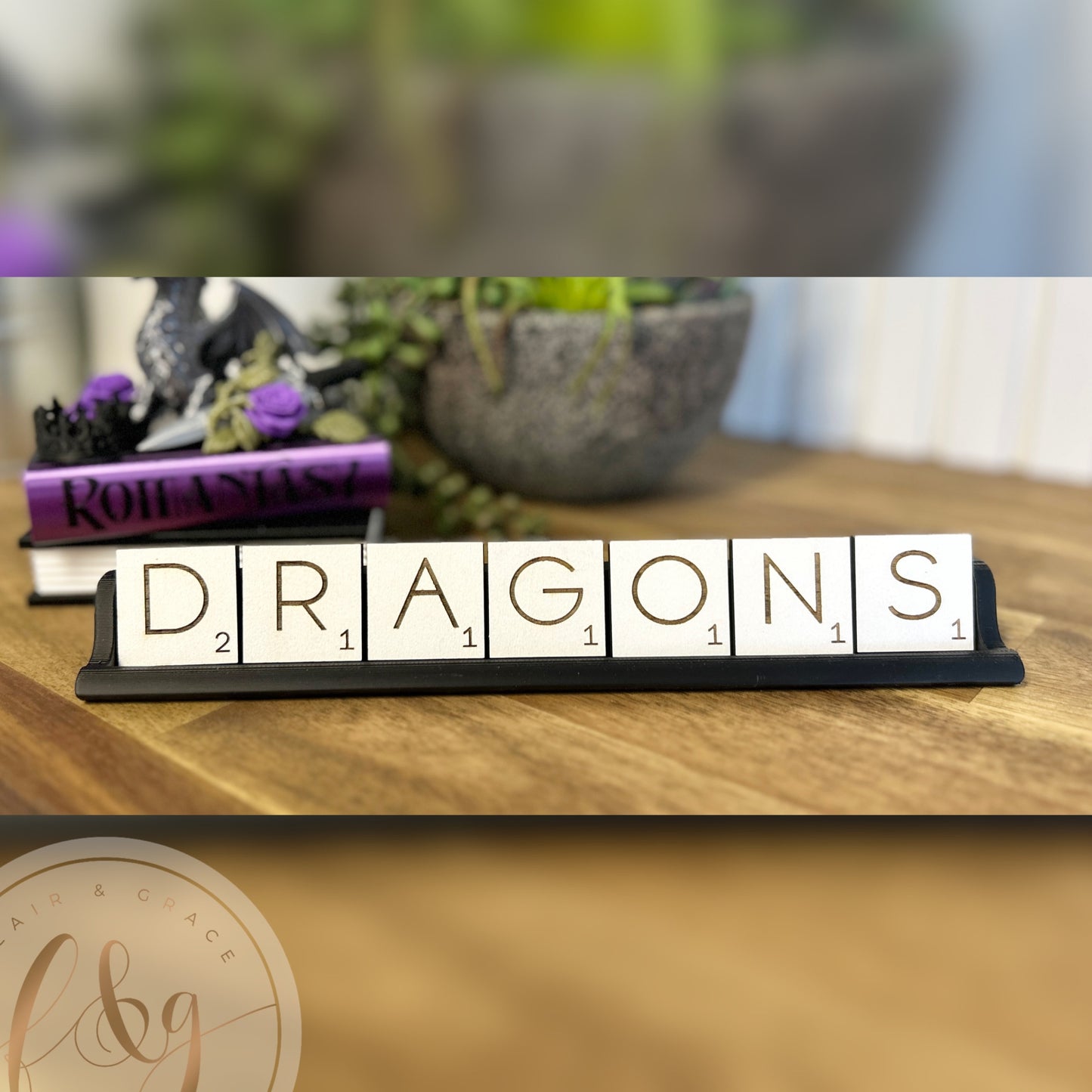 Bookish Scrabble Rack