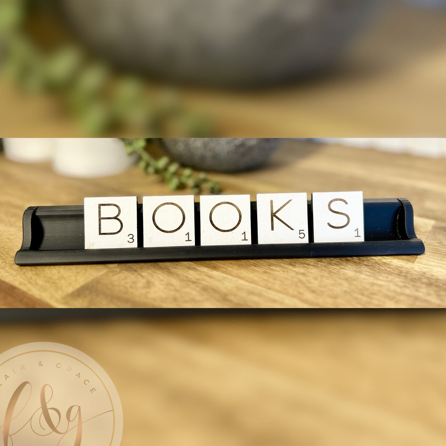 Bookish Scrabble Rack