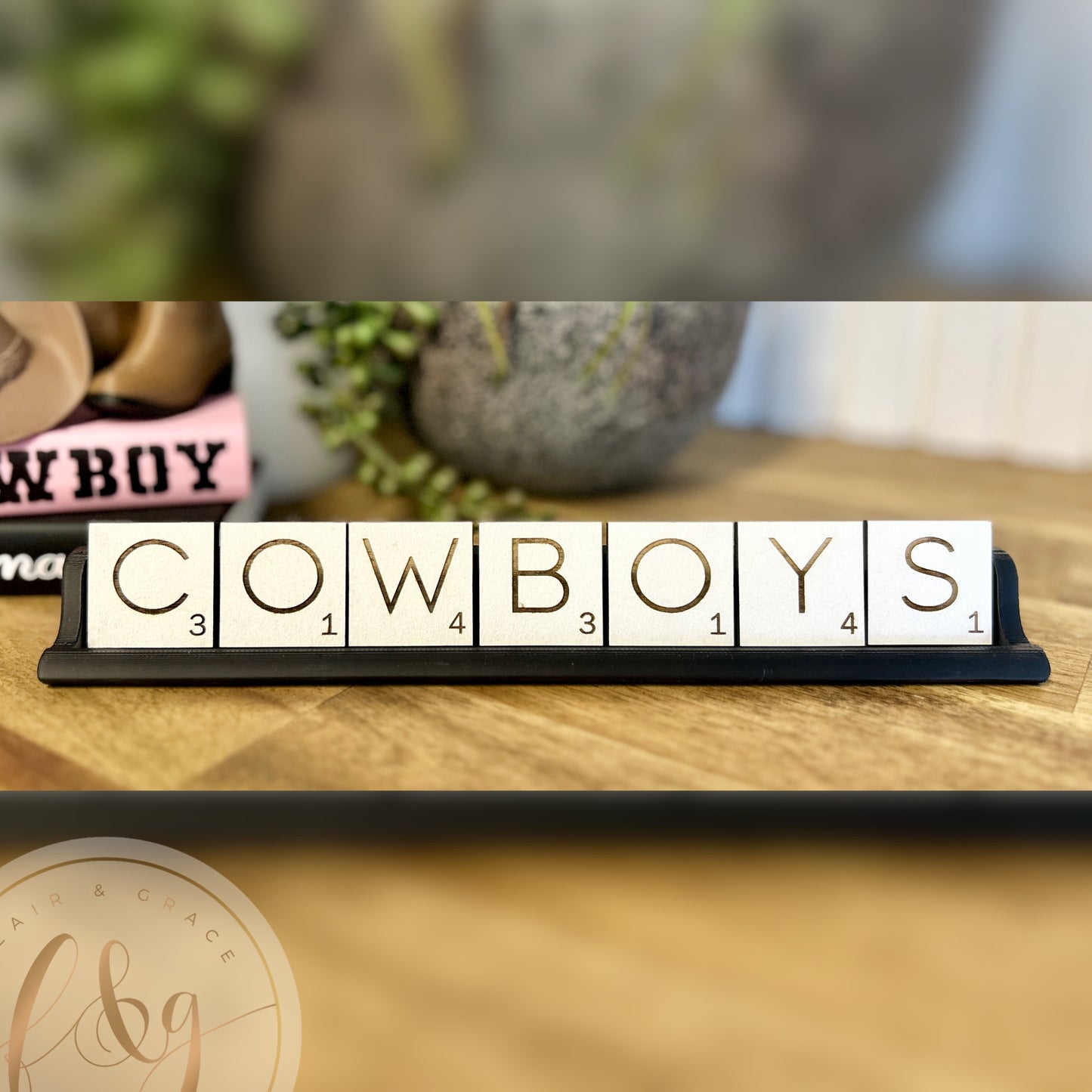 Bookish Scrabble Rack