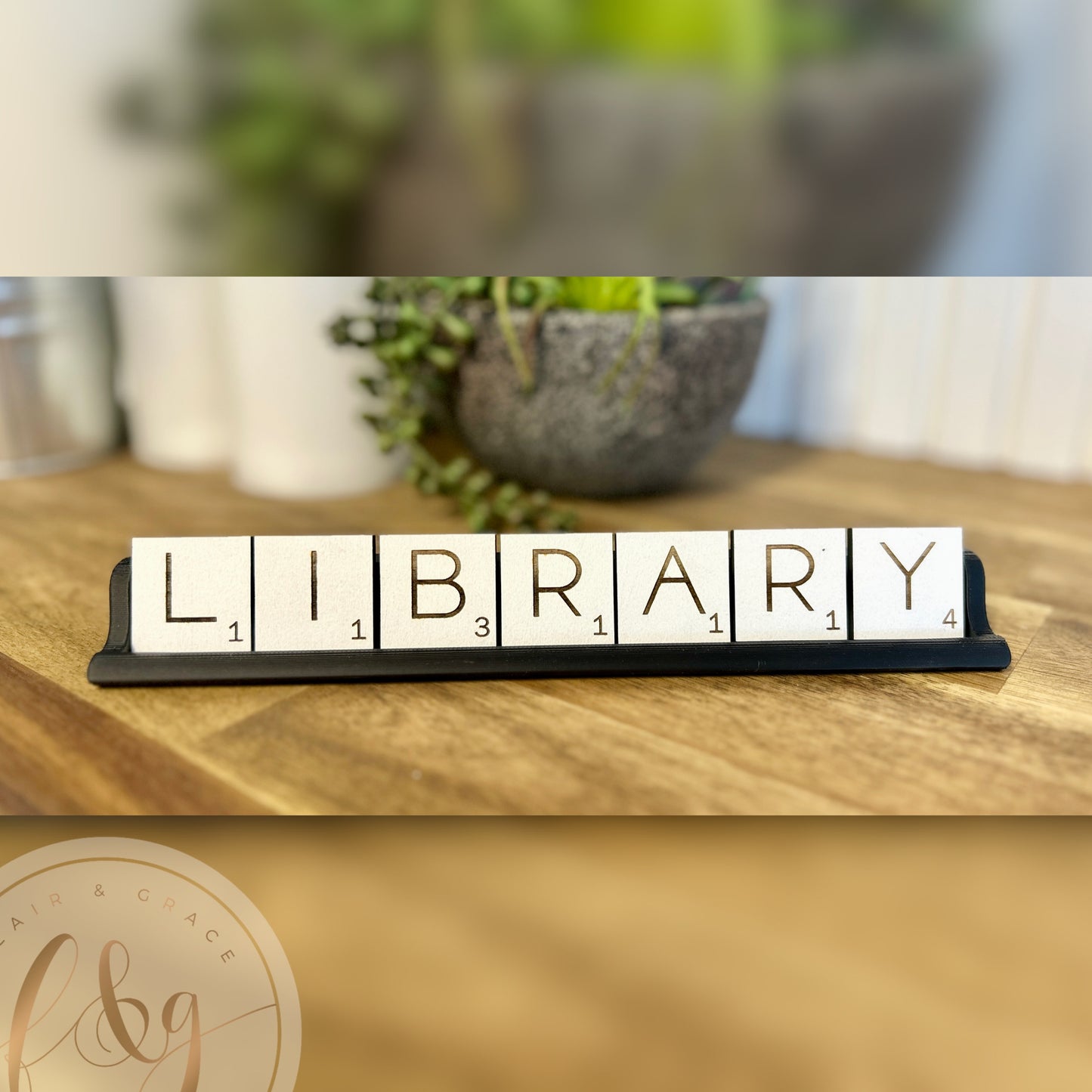 Bookish Scrabble Rack