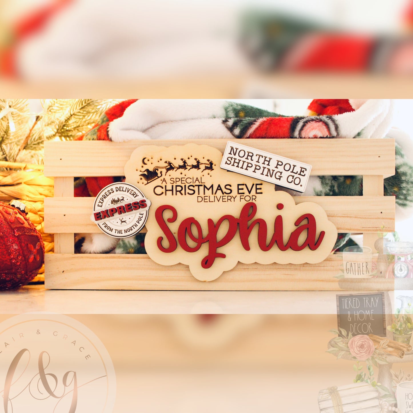 Express Delivery December 1st / Christmas Eve Box Plaque