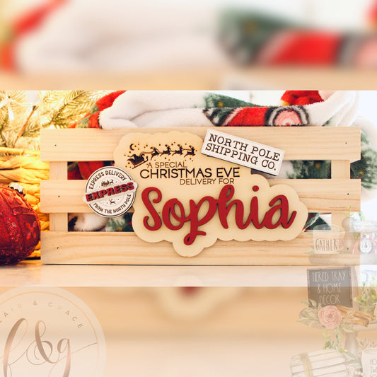 Express Delivery December 1st / Christmas Eve Box Plaque