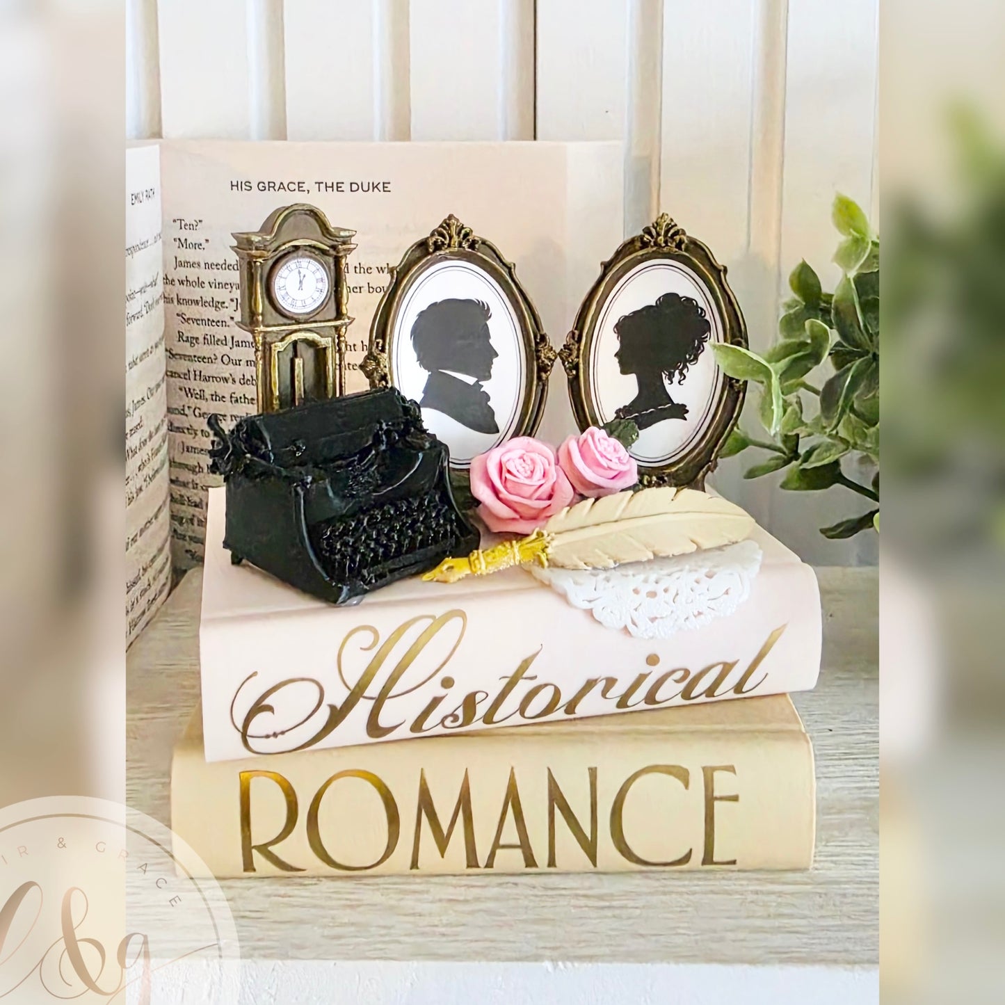 Historical Romance Book Stack