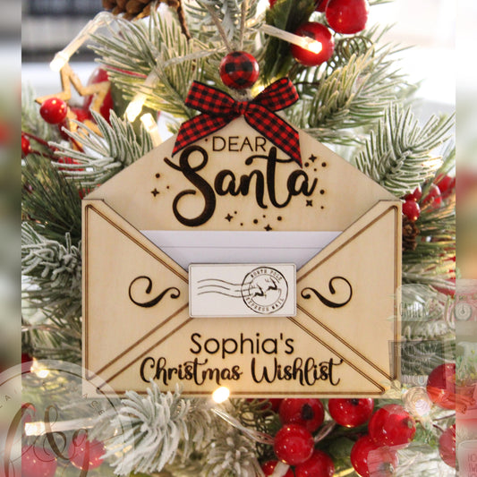 Letter to Santa Ornament