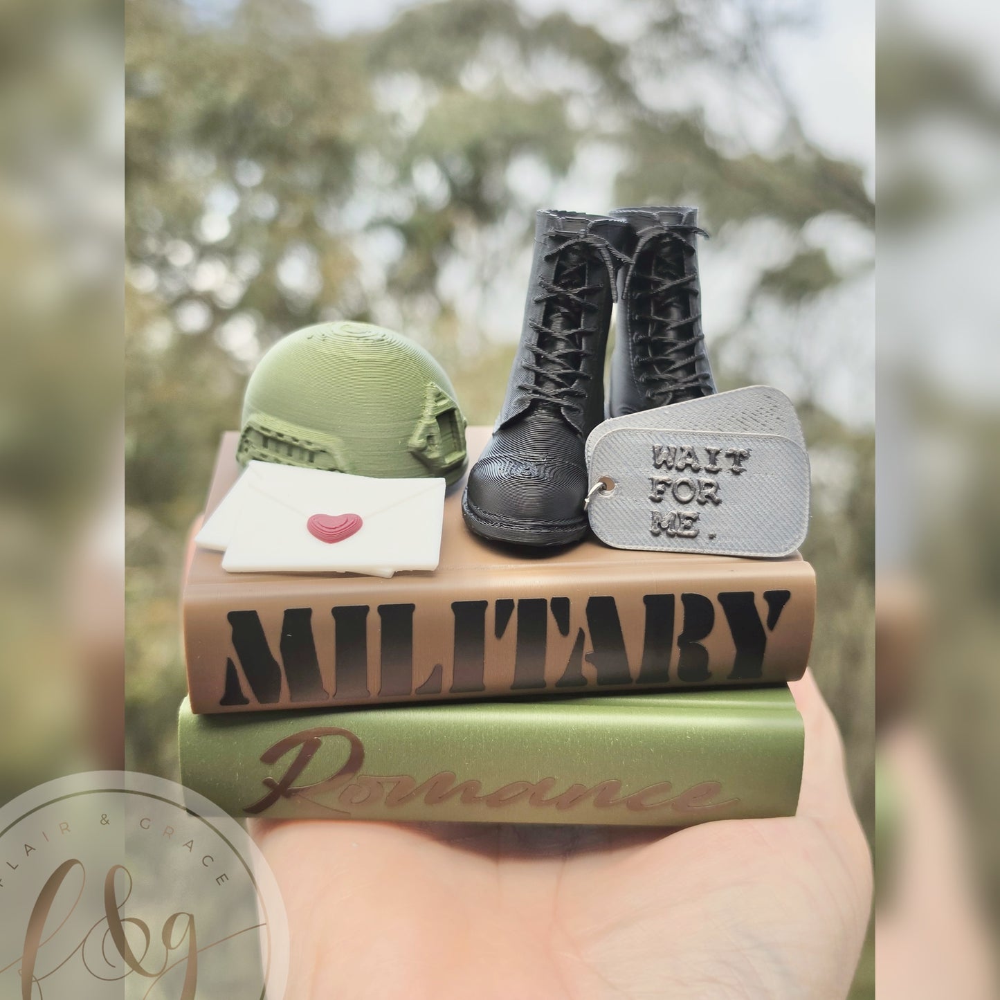 Military Romance Book Stack
