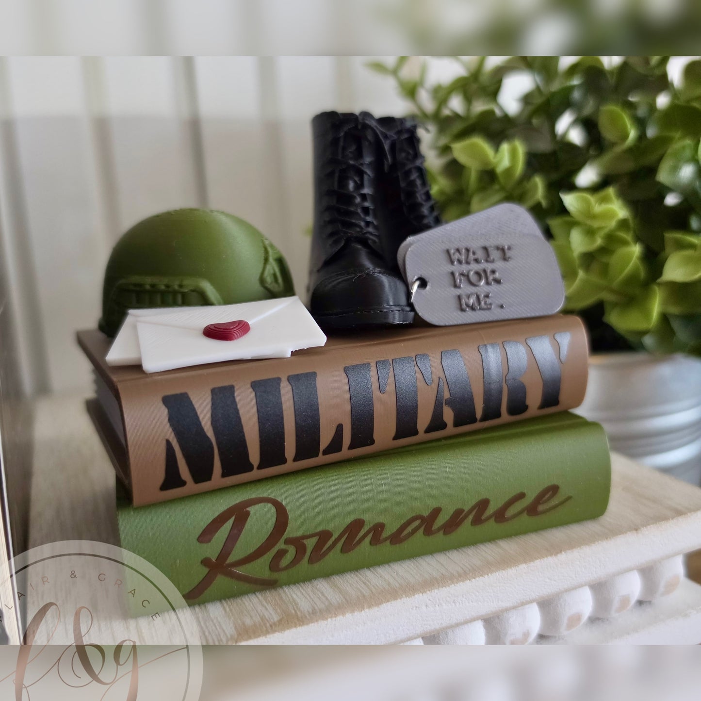 Military Romance Book Stack