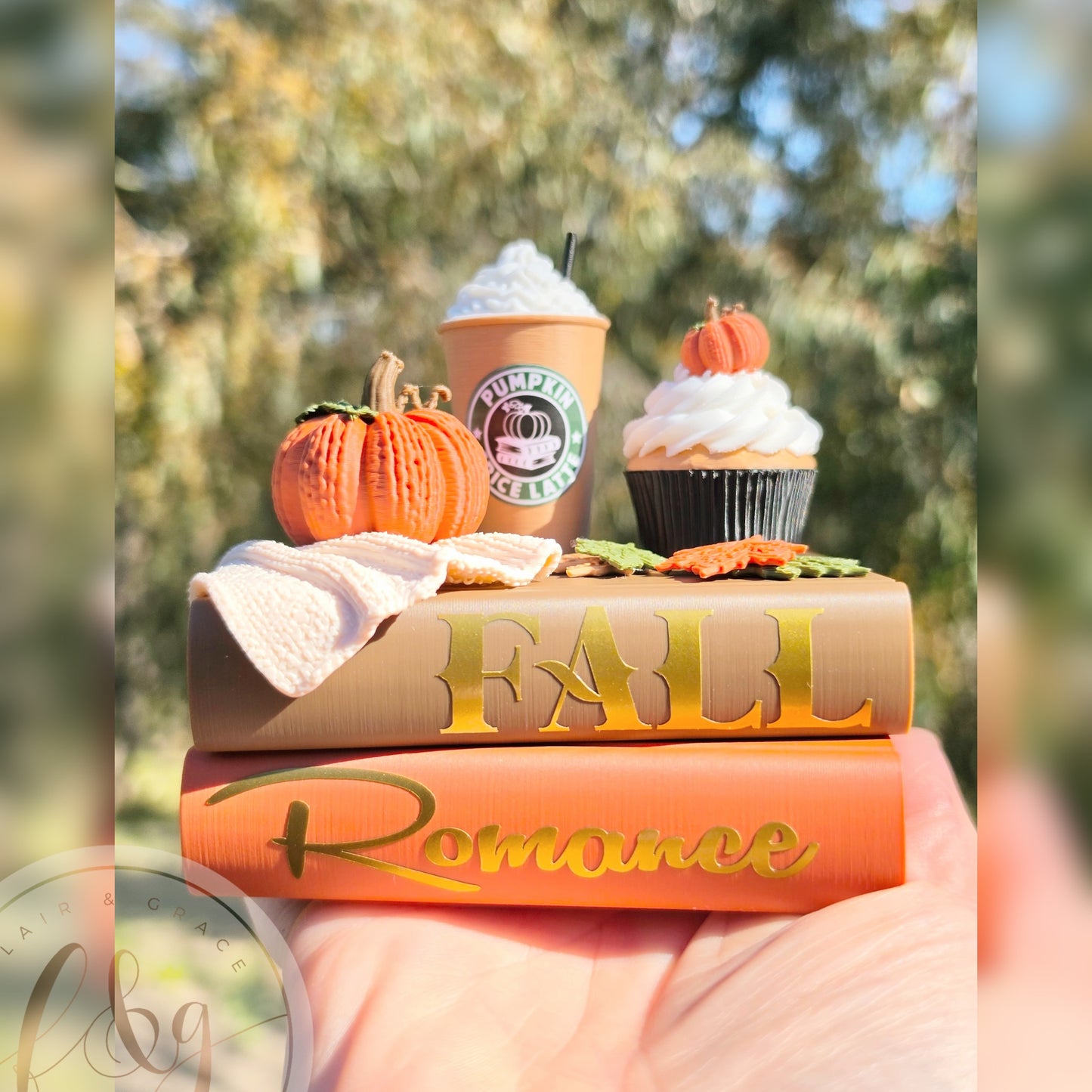 Fall Romance Book Stack