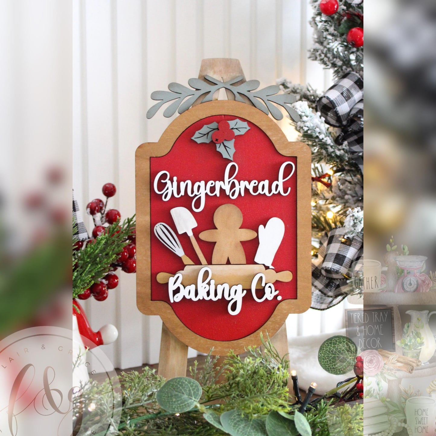 Interchangeable Easel Christmas Inserts (INSERTS ONLY)